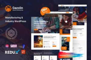 Mua Gazolin - Industry & Factory WordPress Theme giá rẻ