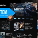 Gaztem – Custom Motorcycle Garage Elementor Template Kit