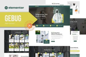Mua Gebug - Pest Control Service Elementor Template Kit giá rẻ