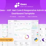 Geex – ASP .Net Core 8 Responsive Admin & Dashboa
