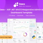 Geex – ASP .NET MVC5 Responsive Admin & Dashboard