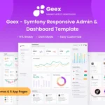 Geex – Symfony Admin & Dashboard Template