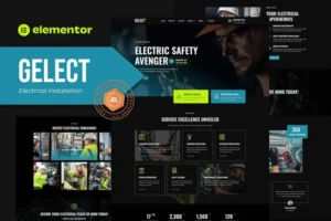 Mua Gelect - Electrical Installation & Maintenance Elementor Template Kit giá rẻ