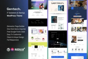 Mua Gentech – IT Solutions & Startup WordPress Theme giá rẻ