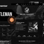 Gentleman – Barbershop & Hair Studio Elementor Template Kit