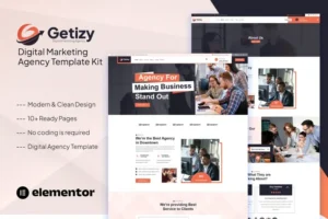 Mua Getizy - Digital Marketing Agency Template Kit giá rẻ