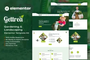 Mua Gettrea - Gardening & Landscaping Elementor Template Kit giá rẻ