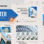 Ginter – Modern Architecture Elementor Template Kit