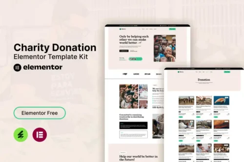 Mua Givvy - Charity Donation Elementor Template Kit giá rẻ