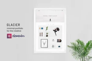 Mua Glacier - Minimal WordPress Portfolio Theme giá rẻ