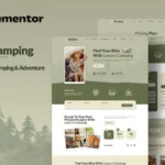 Glamping – Glamour Camping & Adventure Elementor Template Kit