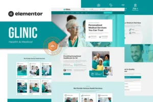 Mua Glinic - Health & Medical Elementor Template Kit giá rẻ