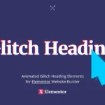 Glitch Heading for Elementor