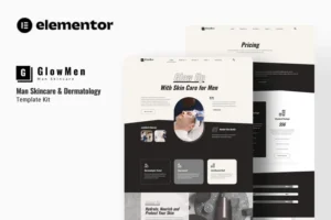 Mua Glowmen - Men Skincare & Dermatology Elementor Template Kit giá rẻ
