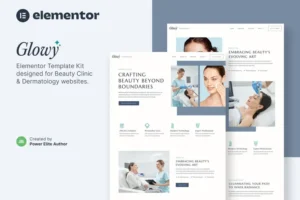 Mua Glowy – Beauty Clinic & Dermatology Elementor Template Kit giá rẻ