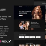 Gmaakeup – Makeup Artist WordPress Theme