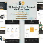 GO Courier– Delivery Transport WordPress Theme