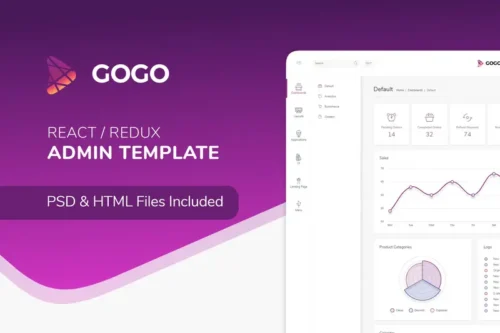 Mua Gogo React - React Admin Template giá rẻ
