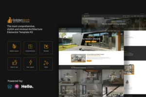 Mua GoldenArch - Real Estate Elementor Template Kit giá rẻ