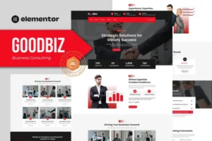 Mua Goodbiz - Business Consulting Elementor Template Kit giá rẻ
