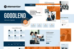 Mua Goodlend - Venture Capital & Investment Elementor Template Kit giá rẻ
