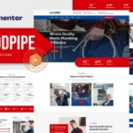 Goodpipe – Plumbing Services Elementor Template Kit