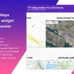 Google Maps addon – widget for Elementor