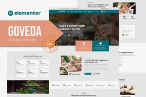 Mua Goveda - Ayurveda Treatment Elementor Template Kit giá rẻ