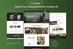Mua Gowilds - Travel & Tour Booking Elementor Template Kit giá rẻ