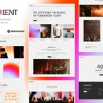 Graddient – Music Band & Musician Elementor Template Kit