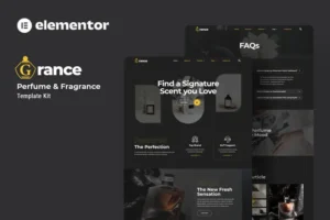 Mua Grance - Perfume & Fragrance Elementor Template Kit giá rẻ