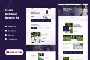 Mua Grant & Fundraising - Elementor Template Kit giá rẻ