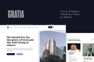 Mua Gratia - Church & Religion WordPress Theme giá rẻ