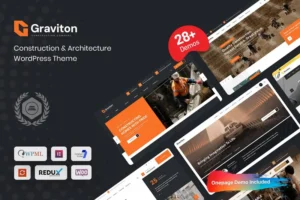 Mua Graviton - Construction WordPress Theme giá rẻ