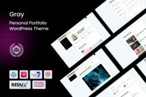 Mua Gray - Personal Portfolio WordPress Theme giá rẻ