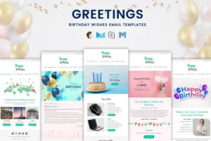 Mua Greetings - Birthday Wishes Email Templates Bundle giá rẻ