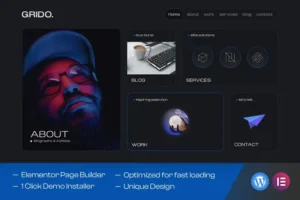 Mua Gridos - Personal Portfolio WordPress Theme giá rẻ