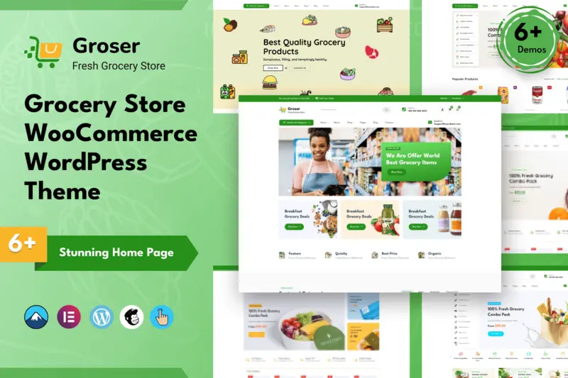 Mua Groser - Grocery Store WooCommerce Theme giá rẻ