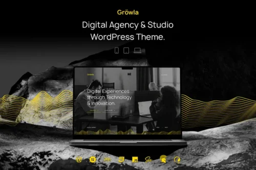 Mua Gröwla – Digital Agency & Studio WordPress Theme giá rẻ