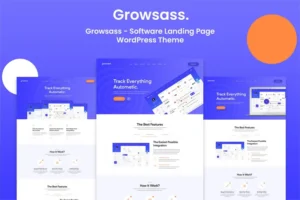 Mua Growsass - Software Landing Page WordPress Theme giá rẻ