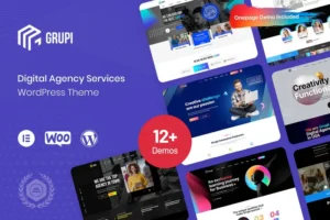 Mua Grupi - Digital Agency WordPress Theme giá rẻ