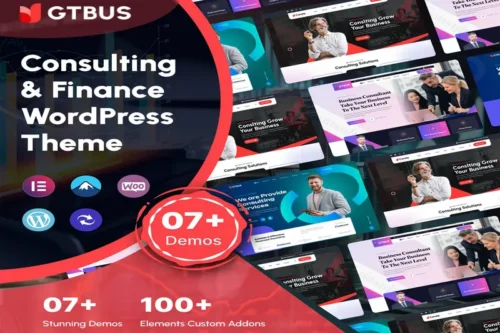 Mua GTBUS - Consulting & Finance WordPress Theme giá rẻ
