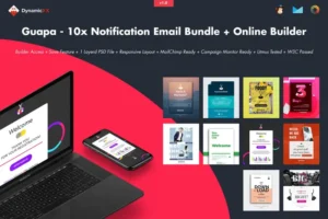 Mua Guapa - 10x Notification Email Bundle + Builder giá rẻ