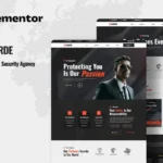 Guarde – Bodyguards & Security Agency Elementor Template Kit