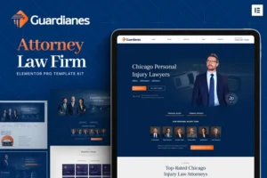 Mua Guardianes - Attorney Law Firm Elementor Pro Template Kit giá rẻ