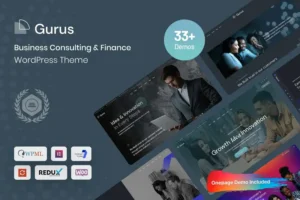 Mua Gurus - Business Consulting WordPress Theme giá rẻ