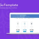 GuTemplate – Pro Templates Library for WordPress