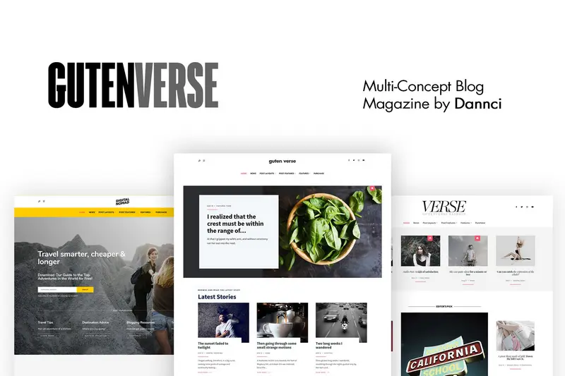 Mua GutenVerse - Magazine and Blog Theme giá rẻ