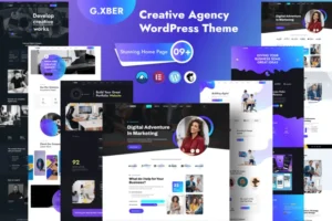 Mua Gxber - Creative Agency WordPress Theme giá rẻ