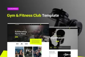Mua Gymracer – Hyrox Gym Elementor Pro Template Kit giá rẻ